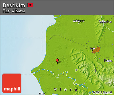 Physical Map of Bashkim