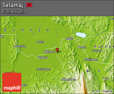 Physical Map of Selamaj