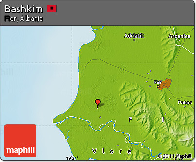 Physical Map of Bashkim