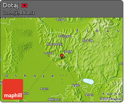 Physical Map of Dotaj