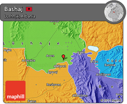 Political Map of Bashaj