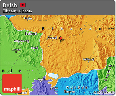 Political Map of Belsh