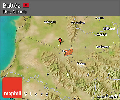 Satellite Map of Baltëz