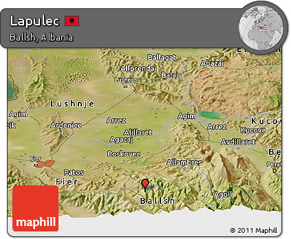 Satellite Panoramic Map of Lapulec