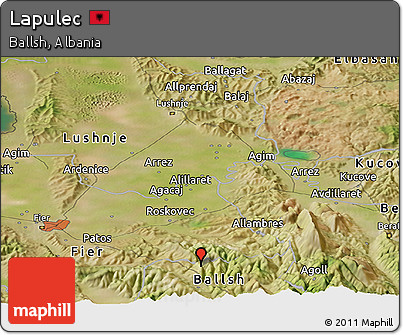Satellite Panoramic Map of Lapulec