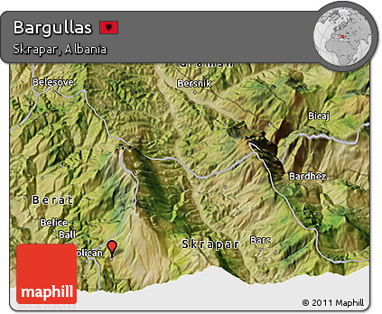 Satellite 3D Map of Bargullas