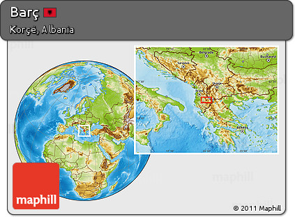 Physical Location Map of Barç