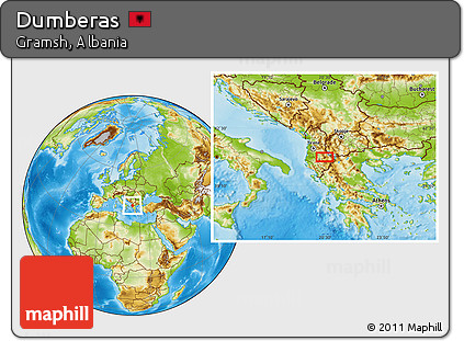 Physical Location Map of Dumberas