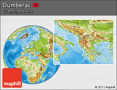 Physical Location Map of Dumberas