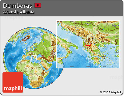Physical Location Map of Dumberas