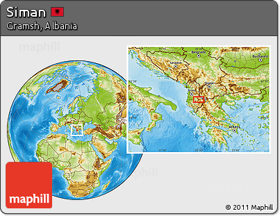 Physical Location Map of Siman
