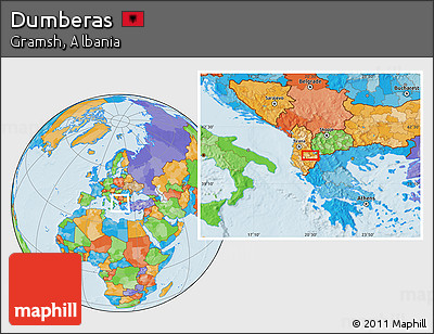 Political Location Map of Dumberas
