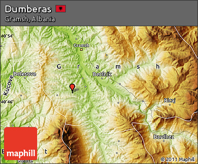 Physical Map of Dumberas