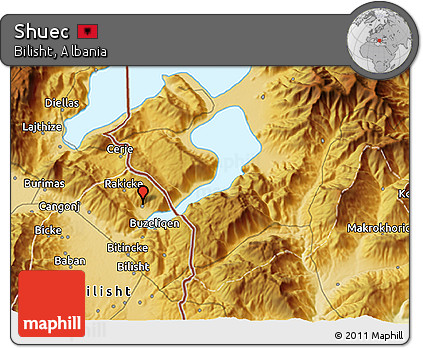 Physical 3D Map of Shuec