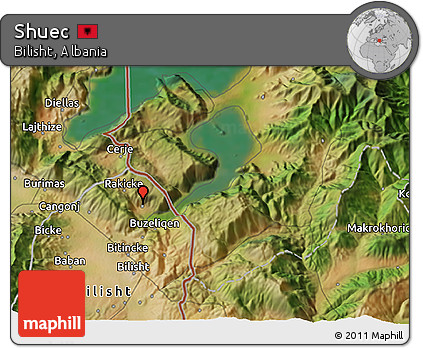 Satellite 3D Map of Shuec