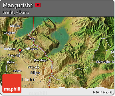Satellite 3D Map of Mançurisht