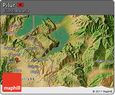 Satellite 3D Map of Pilur
