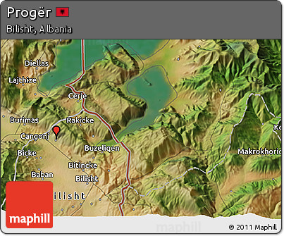 Satellite 3D Map of Progër