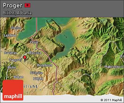 Satellite 3D Map of Progër