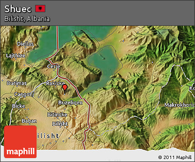 Satellite 3D Map of Shuec
