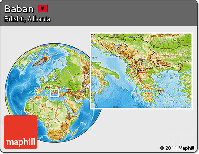 Physical Location Map of Baban
