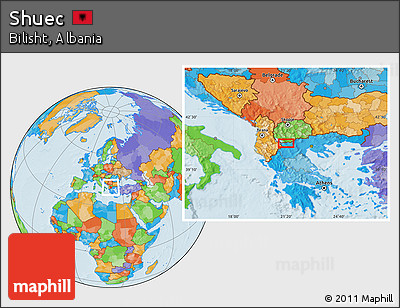 Political Location Map of Shuec