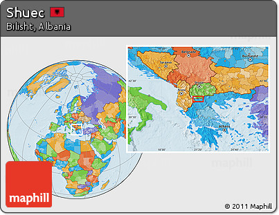 Political Location Map of Shuec