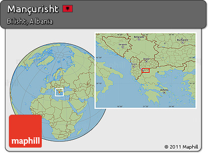 Savanna Style Location Map of Mançurisht