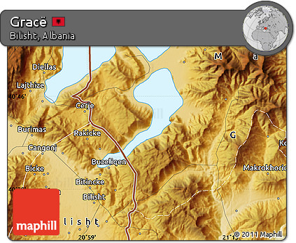 Physical Map of Gracë