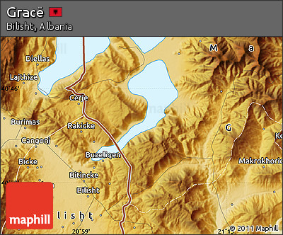 Physical Map of Gracë