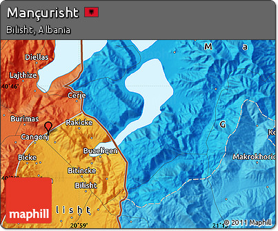 Political Map of Mançurisht