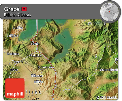 Satellite Map of Gracë