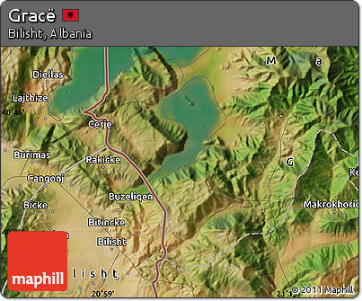 Satellite Map of Gracë
