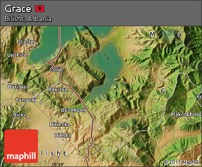 Satellite Map of Gracë