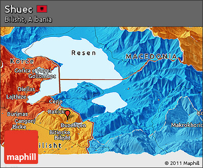 Political Panoramic Map of Shuec