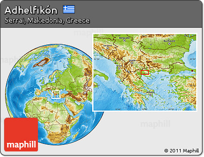 Physical Location Map of Adhelfikón