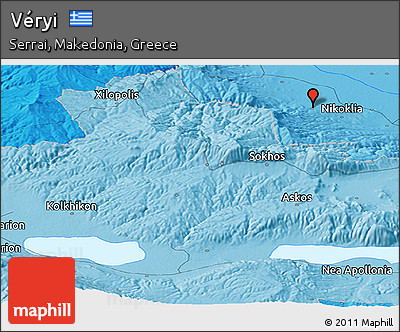 Political Panoramic Map of Véryi