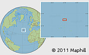 Savanna Style Location Map of the area around 40° 50' 23" N, 27° 7' 30" W