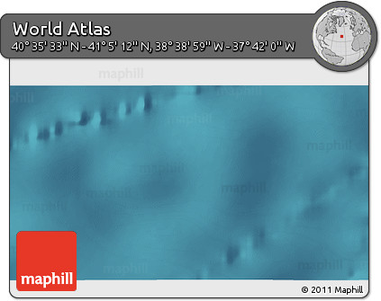 Satellite 3D Map of the Area around 40° 50' 23" N, 38° 10' 29" W