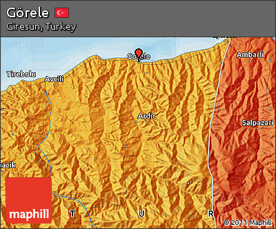Political Map of Görele