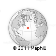 Outline Map of the Area around 40° 50' 23" N, 41° 34' 30" W, rectangular outline