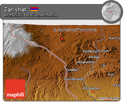Physical 3D Map of Zarishat