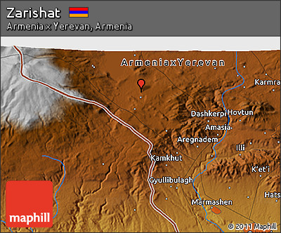 Physical 3D Map of Zarishat