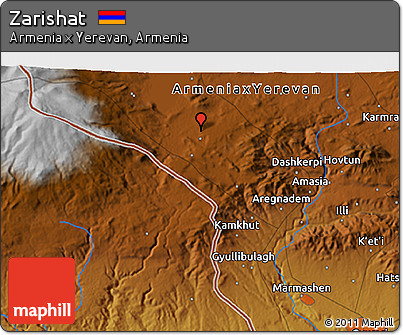 Physical 3D Map of Zarishat
