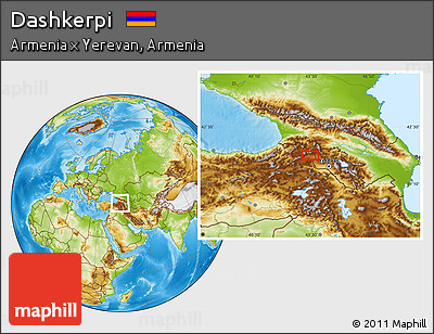 Physical Location Map of Dashkerpi