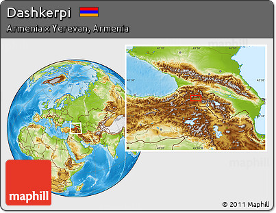 Physical Location Map of Dashkerpi