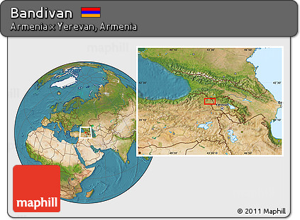 Satellite Location Map of Bandivan