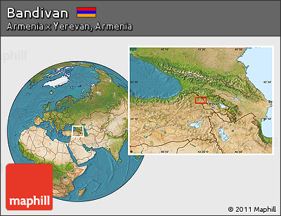 Satellite Location Map of Bandivan