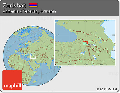 Savanna Style Location Map of Zarishat