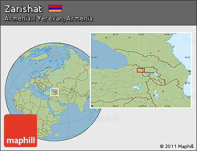 Savanna Style Location Map of Zarishat
